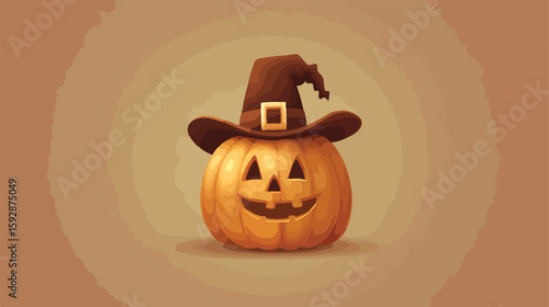 Thanksgiving Pumpkin Pilgrim Hat Decoration