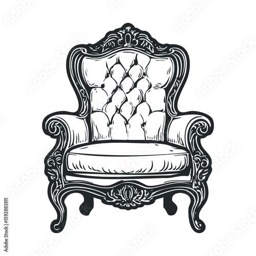 Elegant vintage armchair design for home decor inspiration