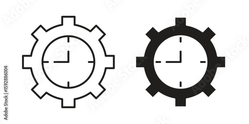 Trendy icon. concept solid and line style in black. EPS 10