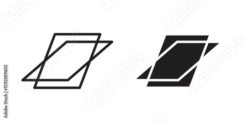 Roof window icon. concept solid and line style in black. EPS 10