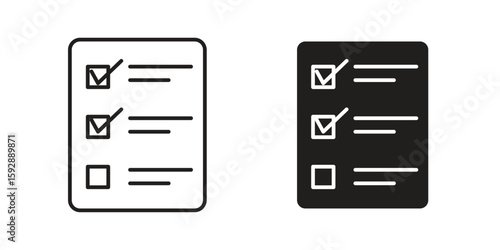 Quota icon. concept solid and line style in black. EPS 10