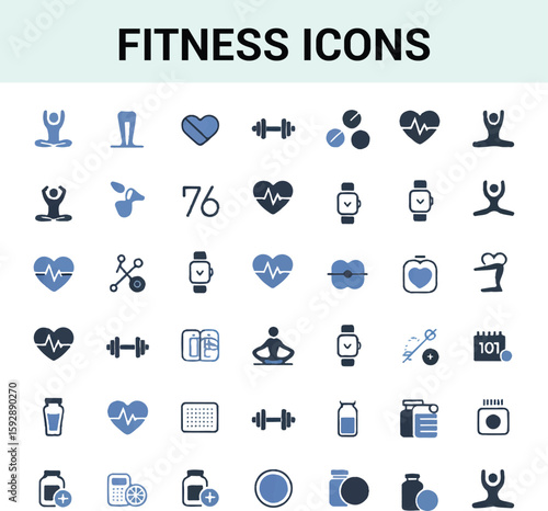 Fitness & Health Icons