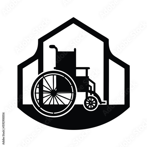 Wheelchair Accessibility Symbol for Home Care or Assisted Living Facility