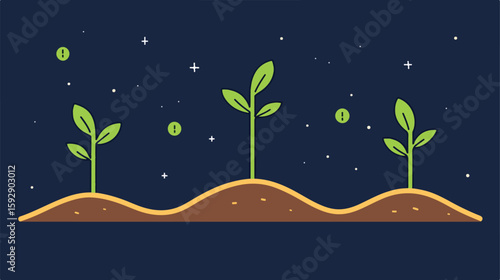 Sown Plant Growth Icon