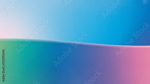 Gradient background of vibrant blue and green tones creating a smooth, modern aesthetic perfect for digital design or artistic projects, abstract art.