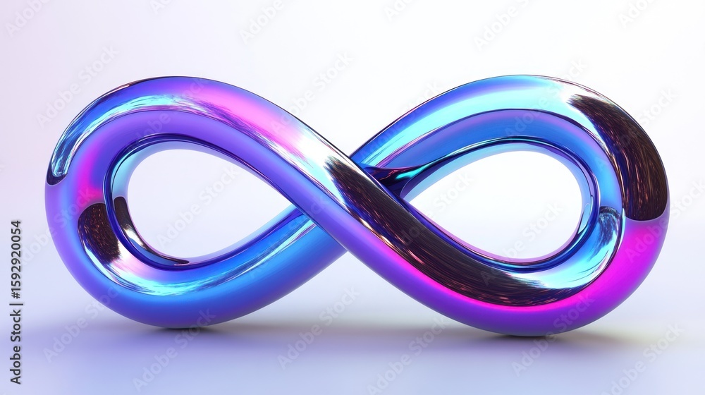 Naklejka premium Abstract infinity symbol