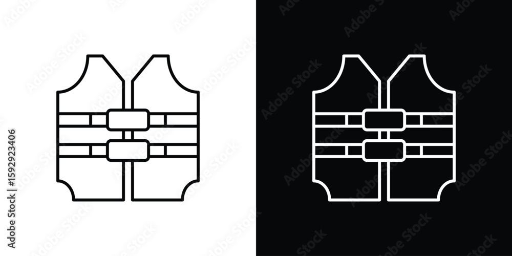 Fotografie Lifejacket icon. pictogram. flat vector sign. Vector Eps 10