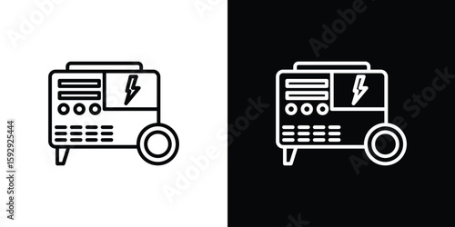 Foto Generator icon. pictogram. flat vector sign. Vector Eps 10