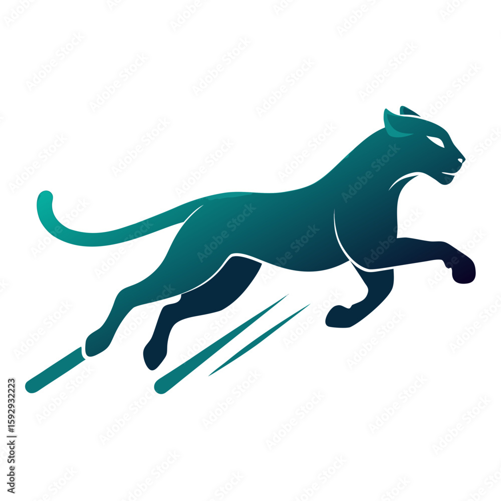 Fototapeta premium cheetah, fast, animal, running, sprint, speed, wildlife, mammal, feline, predator, swift, quick, agile, dynamic, motion, movement, savanna, hunter, African, wild, elegant, powerful, graceful, athletic