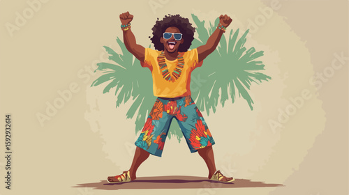 Celebrating Heritage Day: Afro Man