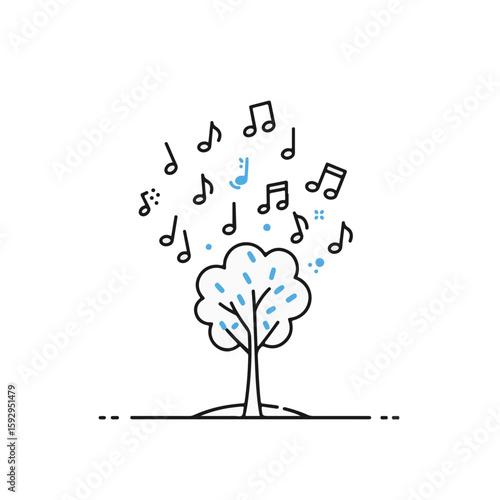 The melodic tree illustration.