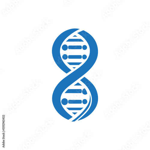 minimalist DNA icon.
