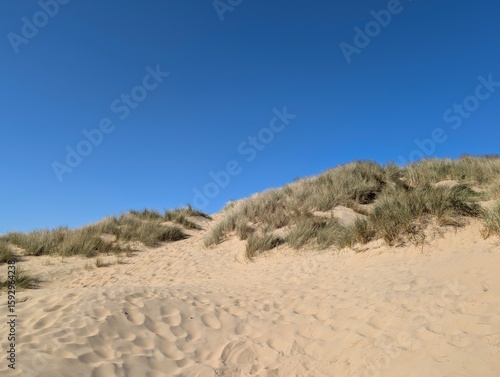 sand dunes and blue sky