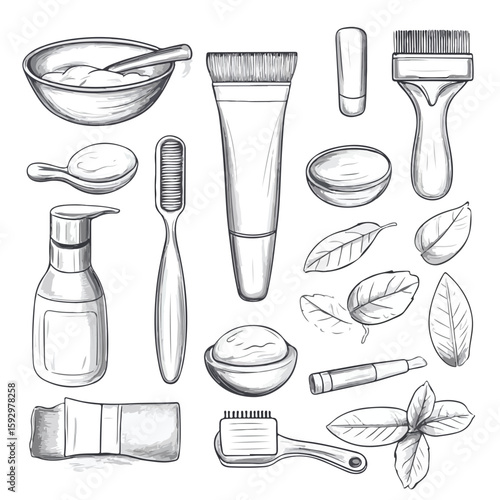 Illustration of Epilation and Depilation Techniques