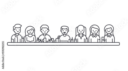 Collaborative Meeting in Coworking Space