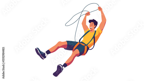 Extreme Sports Trophy Design Vector Illustration