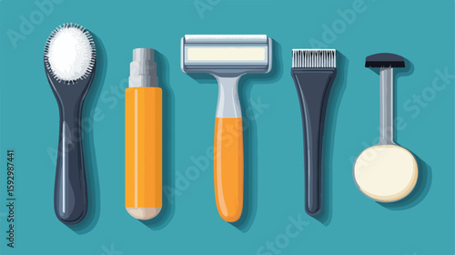 Barbershop razor with face gel