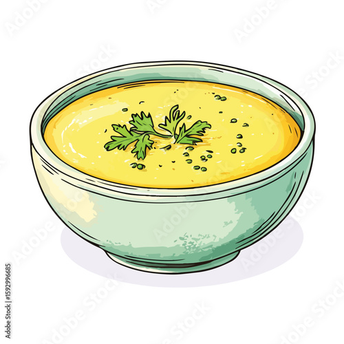 Traditional Dutch Pea Soup Sketch