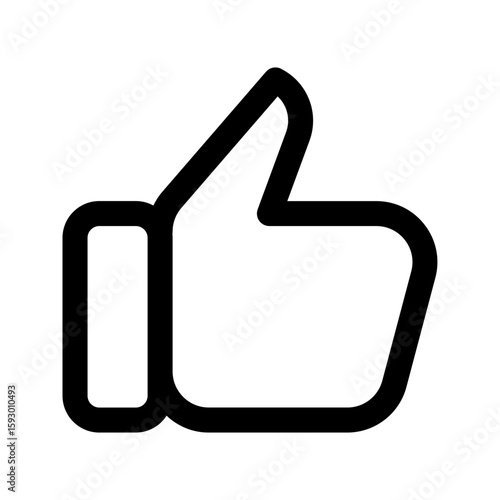 Like Click line icon