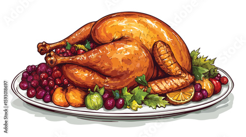 Thanksgiving Turkey Celebration Image