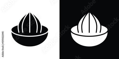 Hand Juicer icon collection. Vector icon design template