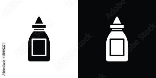 Glue icon collection. Vector icon design template