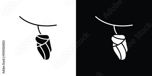 Obraz na płótnie Cocoon icon collection. Vector icon design template