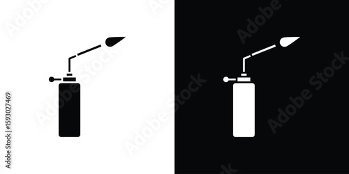 Foto Blowtorch icon collection. Vector icon design template