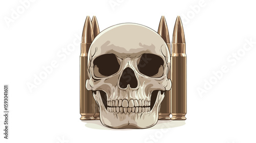 Skull Anthropology Ammunition Wide Photography
