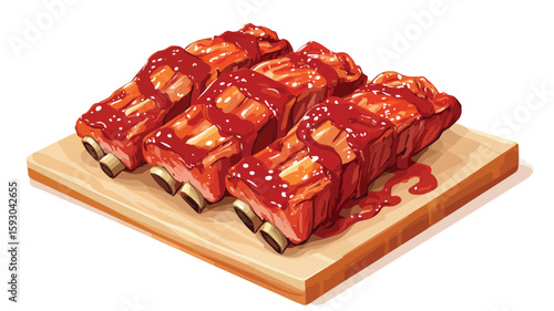 Tender Slow-Cooked BBQ Pork Ribs