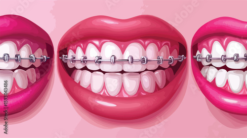 Enhanced Smile with Invisible Braces