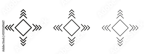 Flexibility icon in trendy line style. icon illustrations