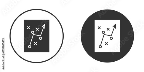 Tactical icon. Black filled vector illustration. vector logo template