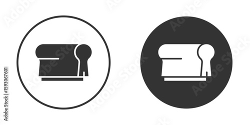 Print screen icon. Black filled vector illustration. vector logo template