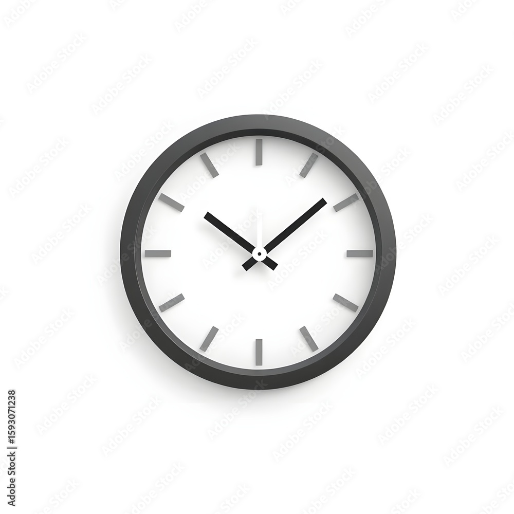 clock isolated on white background clock isolated on white background