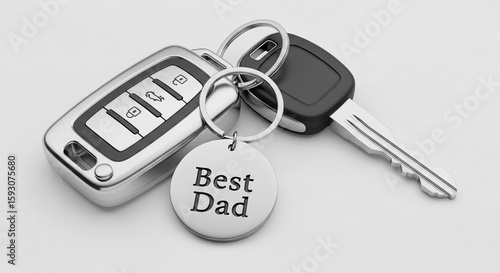 Car key set with remote and a 