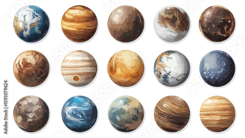 Solar System Planets Universe Exploration Image