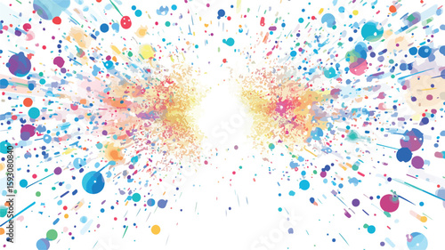 Festive Winter Abstract Background