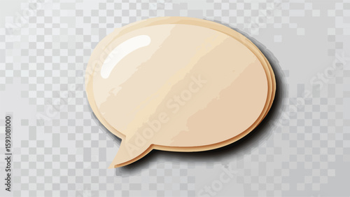 Transparent Speech Bubble Sticker Paper Craft