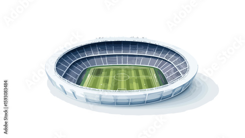 Stadium Billboard Template Mockup Design