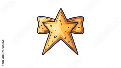 Star Accessory Tie Wide-angle Centered