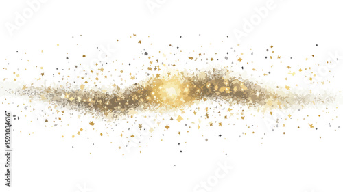 Cosmic Glitter Background for Astronomy Enthusiasts