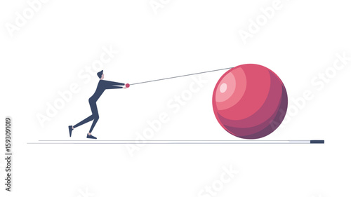 Physics Force Mass Acceleration Relationship Illustration