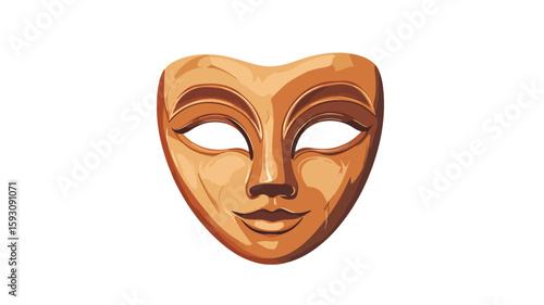 Theatre Mask Jewelry Representation