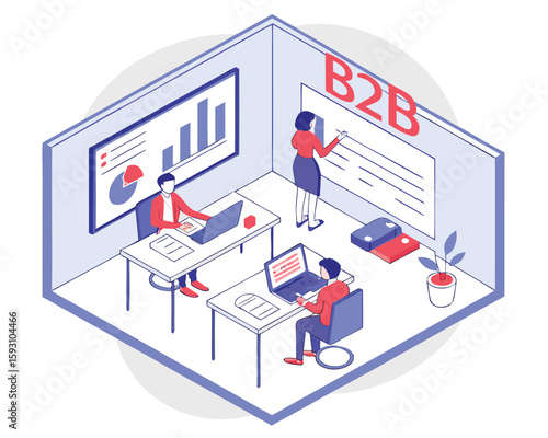 B2B Service Presentation | Business to Business Pitch Slide