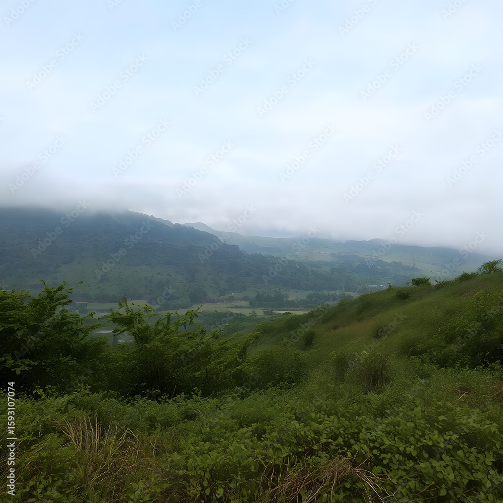 Fototapeta premium Ultra realistic beautiful landscape