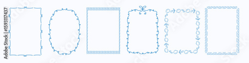 Set of elegant Greek-style vector frames with linear decorative patterns. Inspired by classical architecture and ancient motifs, these minimalist borders are perfect for certificates, invitations, pos