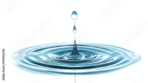 Clear Water Drops Background