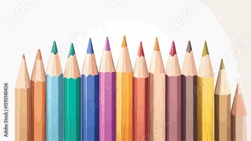 School pencil supply icon vector illustration