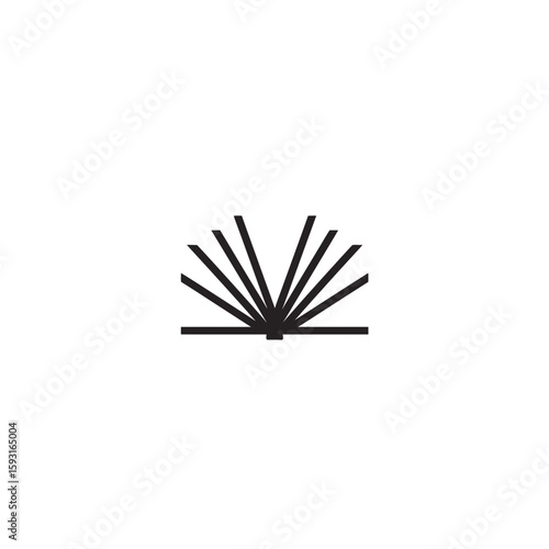 Open book emits light in minimalistic scene against white background knowledge spreads